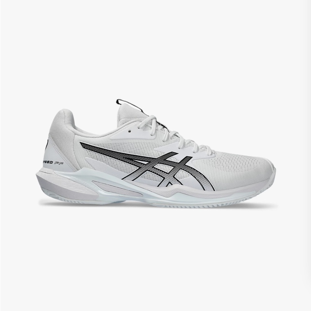 ASICS White and Black solution speed FF 3 clay men’s size 9 tennis shoes